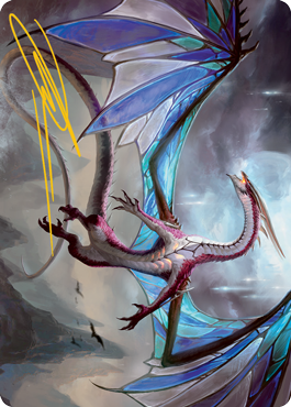 Moonveil Regent Art Card (Gold-Stamped Signature) [Innistrad: Midnight Hunt Art Series] | Cracking-Singles
