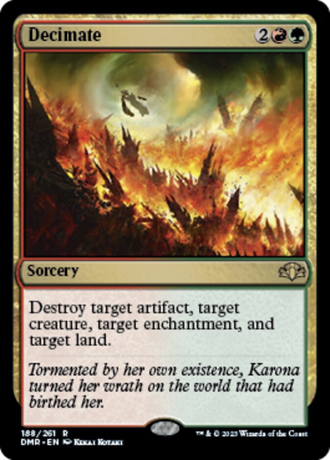 Decimate [Dominaria Remastered] | Cracking-Singles