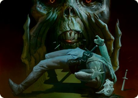 Power Word Kill Art Card [Dungeons & Dragons: Adventures in the Forgotten Realms Art Series] | Cracking-Singles
