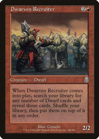 Dwarven Recruiter [Odyssey] | Cracking-Singles