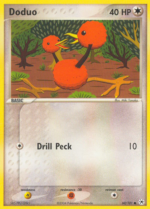 Doduo (60/101) [EX: Hidden Legends] | Cracking-Singles