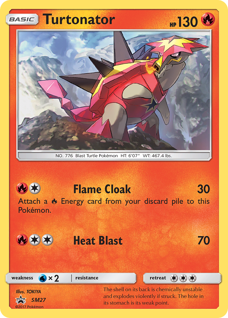 Turtonator (SM27) [Sun & Moon: Black Star Promos] | Cracking-Singles