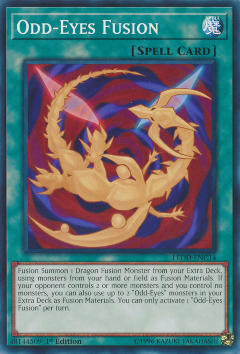 Odd-Eyes Fusion [LEDD-ENC14] Common | Cracking-Singles