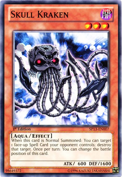Skull Kraken [SP13-EN007] Common | Cracking-Singles