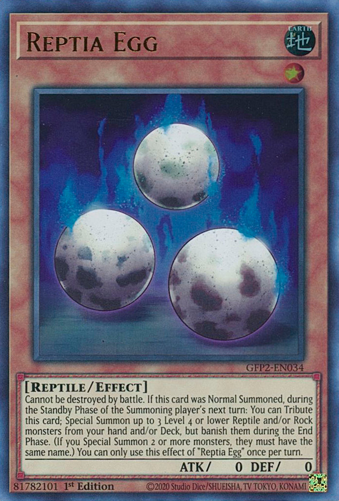 Reptia Egg [GFP2-EN034] Ultra Rare | Cracking-Singles