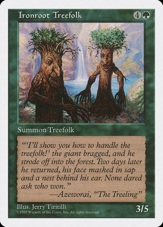 Ironroot Treefolk [Fifth Edition] | Cracking-Singles
