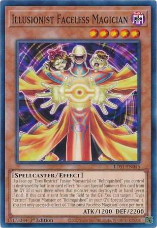 Illusionist Faceless Magician [LDS1-EN046] Common | Cracking-Singles