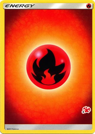 Fire Energy (Charizard Stamp #8) [Battle Academy 2020] | Cracking-Singles