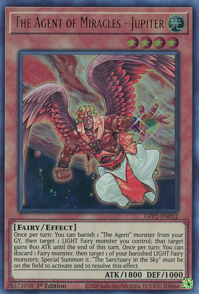 The Agent of Miracles - Jupiter [GFP2-EN052] Ultra Rare | Cracking-Singles