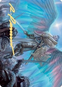 Resplendent Marshal Art Card (Gold-Stamped Signature) [Kaldheim: Art Series] | Cracking-Singles