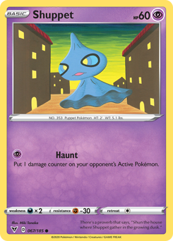 Shuppet (067/185) [Sword & Shield: Vivid Voltage] | Cracking-Singles