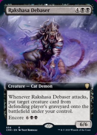 Rakshasa Debaser (Extended Art) [Commander Legends] | Cracking-Singles