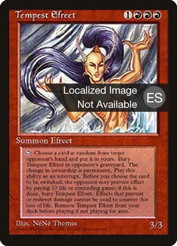Tempest Efreet [Fourth Edition (Foreign Black Border)] | Cracking-Singles