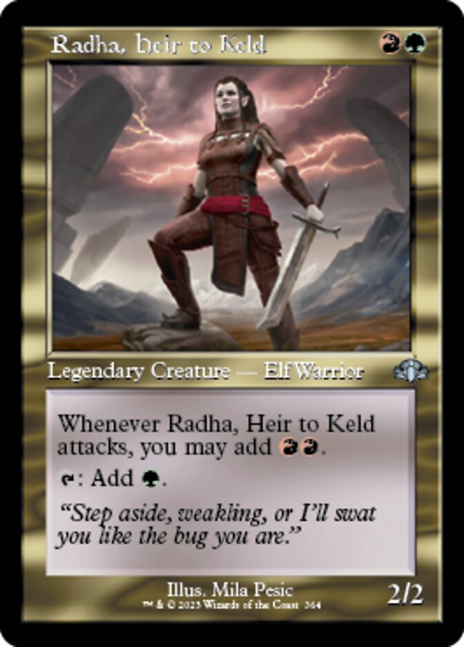 Radha, Heir to Keld (Retro) [Dominaria Remastered] | Cracking-Singles