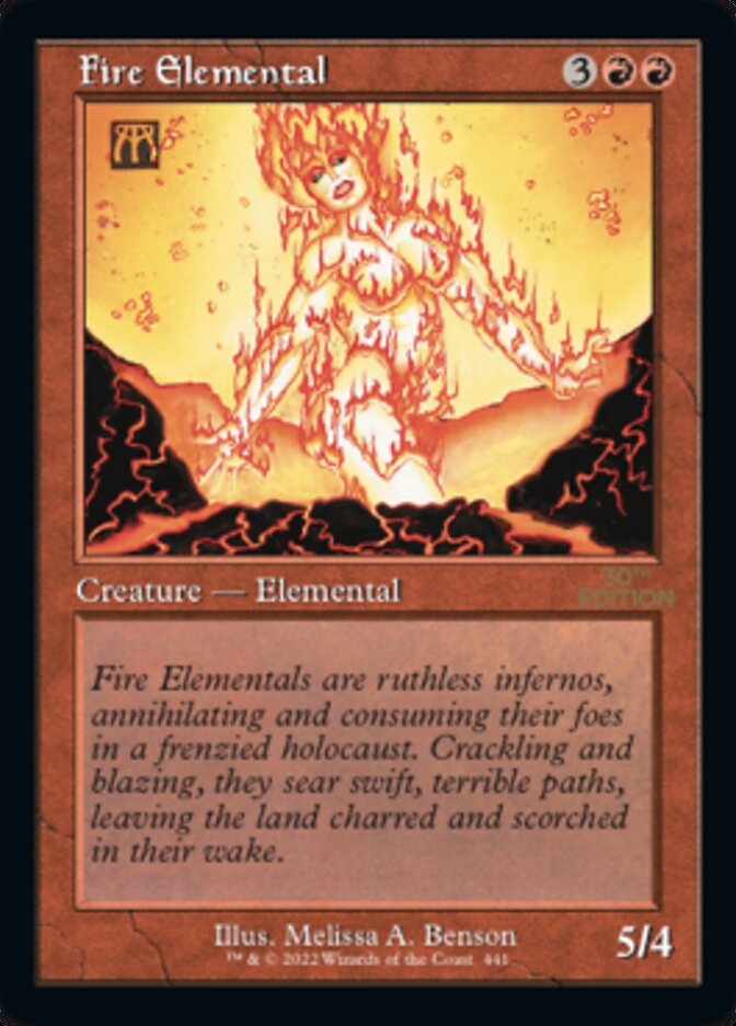 Fire Elemental (Retro) [30th Anniversary Edition] | Cracking-Singles