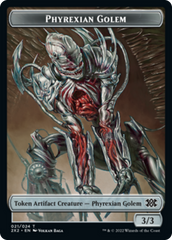 Bear // Phyrexian Golem Double-sided Token [Double Masters 2022 Tokens] | Cracking-Singles