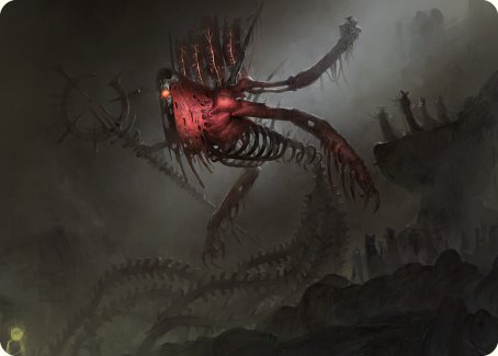 Drivnod, Carnage Dominus Art Card [Phyrexia: All Will Be One Art Series] | Cracking-Singles