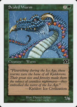 Scaled Wurm [Classic Sixth Edition] | Cracking-Singles