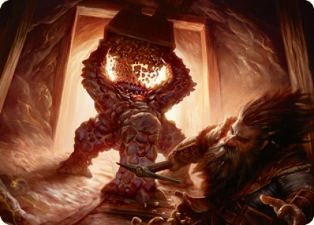 Xorn Art Card [Dungeons & Dragons: Adventures in the Forgotten Realms Art Series] | Cracking-Singles