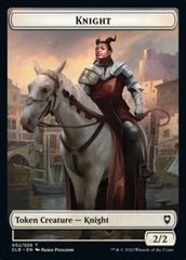 Treasure // Knight Double-sided Token [Commander Legends: Battle for Baldur's Gate Tokens] | Cracking-Singles