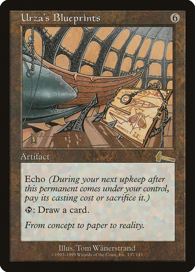 Urza's Blueprints [Urza's Legacy] | Cracking-Singles