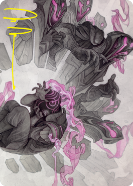 Rise of Extus Art Card (Gold-Stamped Signature) [Strixhaven: School of Mages Art Series] | Cracking-Singles