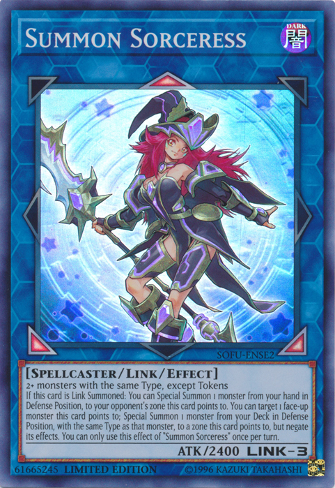Summon Sorceress [SOFU-ENSE2] Super Rare | Cracking-Singles