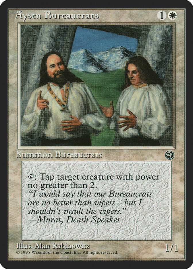 Aysen Bureaucrats (Murat Flavor Text) [Homelands] | Cracking-Singles