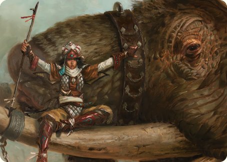Tuskguard Captain Art Card [Commander Masters Art Series] | Cracking-Singles