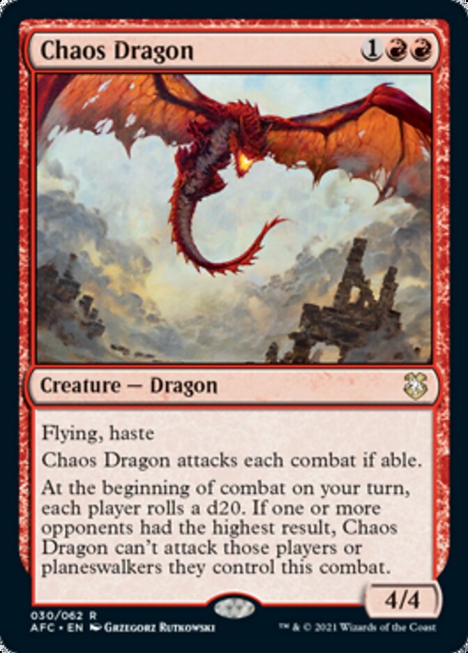 Chaos Dragon [Dungeons & Dragons: Adventures in the Forgotten Realms Commander] | Cracking-Singles
