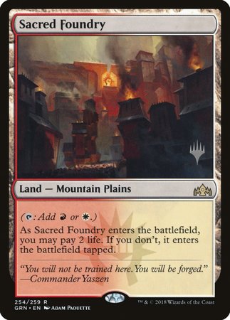Sacred Foundry [Guilds of Ravnica Promos] | Cracking-Singles