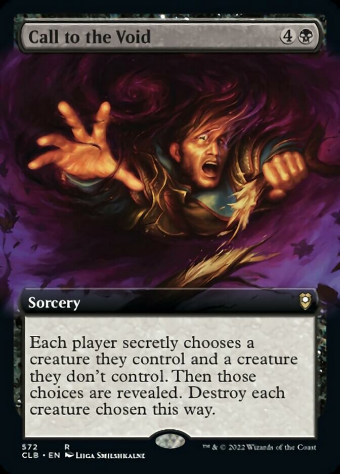 Call to the Void (Extended Art) [Commander Legends: Battle for Baldur's Gate] | Cracking-Singles