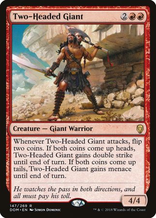 Two-Headed Giant [Dominaria] | Cracking-Singles