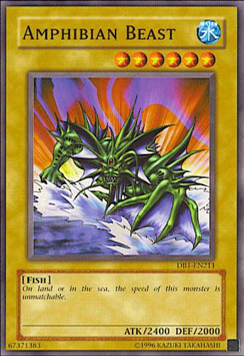 Amphibian Beast [DB1-EN211] Common | Cracking-Singles