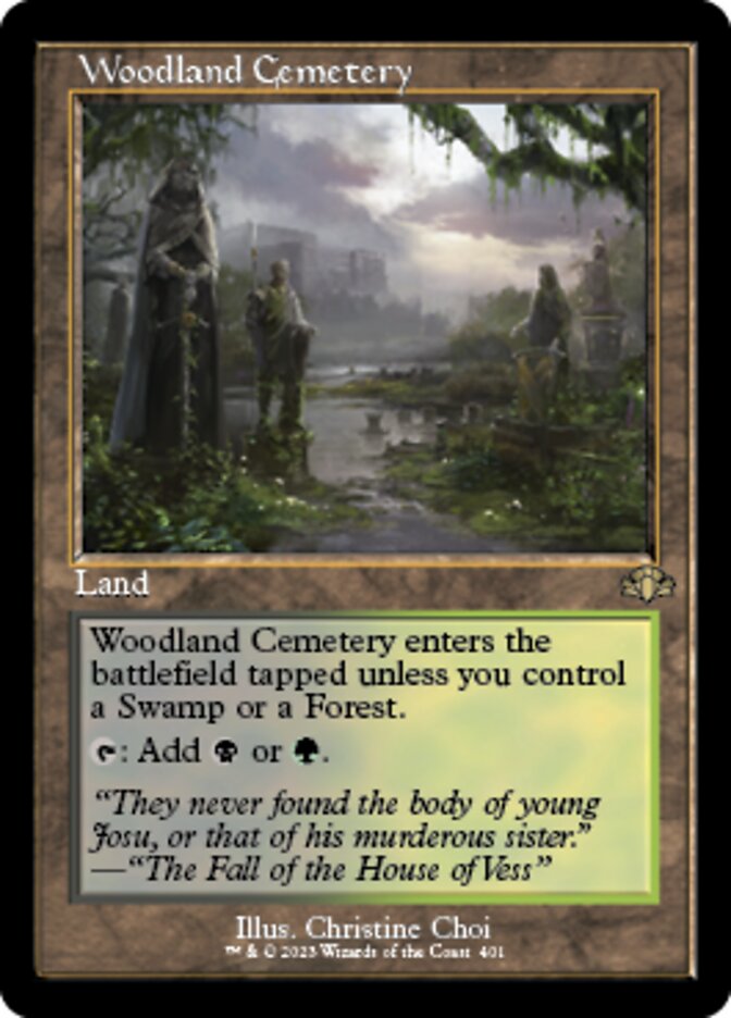 Woodland Cemetery (Retro) [Dominaria Remastered] | Cracking-Singles