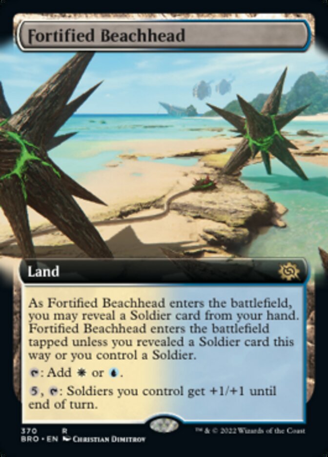 Fortified Beachhead (Extended Art) [The Brothers' War] | Cracking-Singles