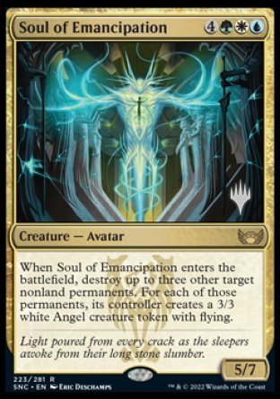 Soul of Emancipation (Promo Pack) [Streets of New Capenna Promos] | Cracking-Singles