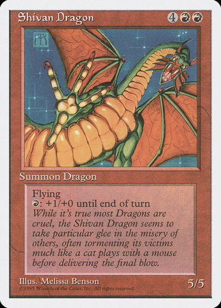 Shivan Dragon [Fourth Edition] | Cracking-Singles