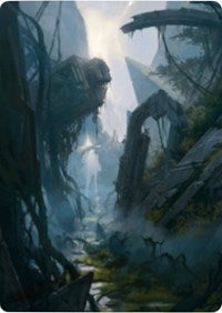 Swamp 2 Art Card [Zendikar Rising Art Series] | Cracking-Singles