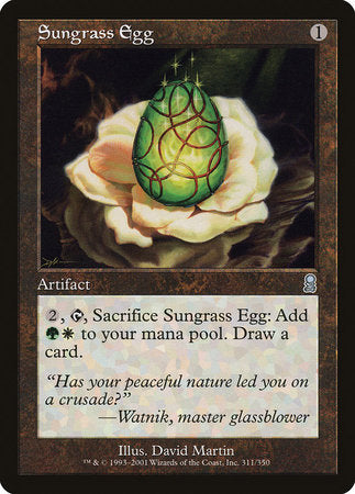 Sungrass Egg [Odyssey] | Cracking-Singles