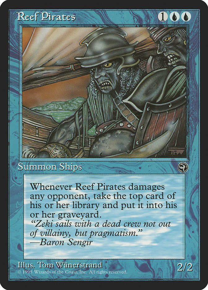 Reef Pirates (Baron Sengir Flavor Text) [Homelands] | Cracking-Singles