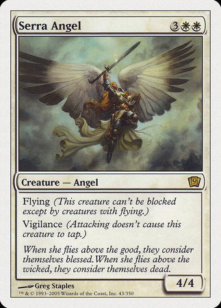 Serra Angel [Ninth Edition] | Cracking-Singles
