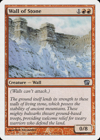 Wall of Stone [Eighth Edition] | Cracking-Singles