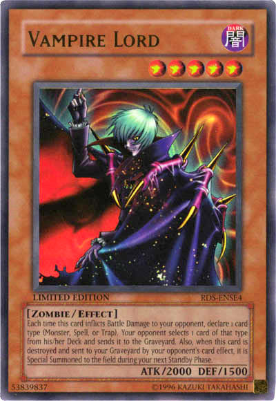 Vampire Lord [RDS-ENSE4] Ultra Rare | Cracking-Singles