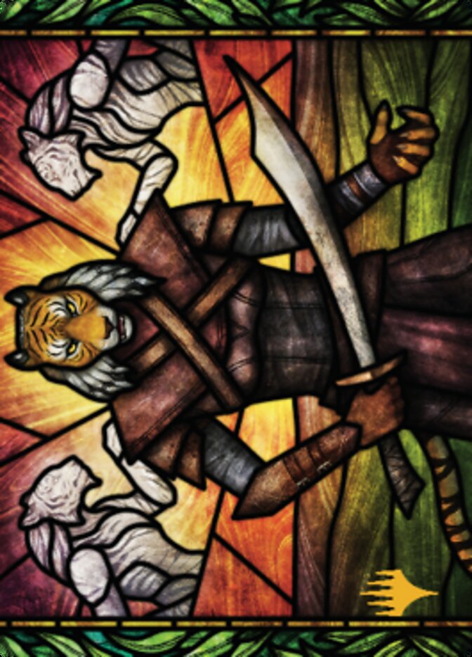 Zar Ojanen, Scion of Efrava Art Card (Gold-Stamped Signature) [Dominaria United Art Series] | Cracking-Singles
