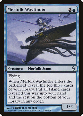 Merfolk Wayfinder [Zendikar] | Cracking-Singles