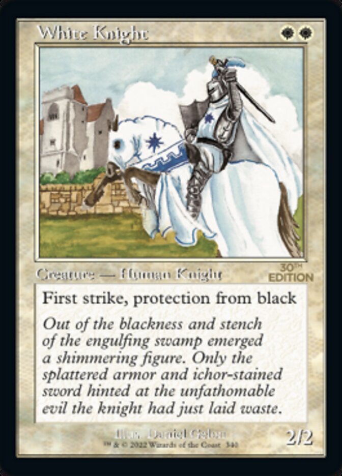 White Knight (Retro) [30th Anniversary Edition] | Cracking-Singles