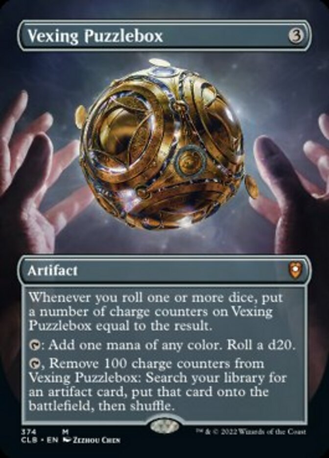 Vexing Puzzlebox (Borderless Alternate Art) [Commander Legends: Battle for Baldur's Gate] | Cracking-Singles