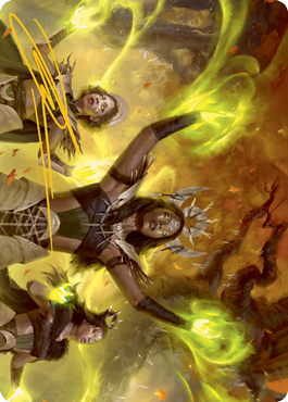 Dawnhart Wardens Art Card (Gold-Stamped Signature) [Innistrad: Midnight Hunt Art Series] | Cracking-Singles