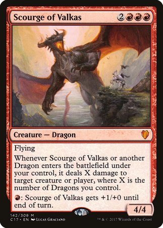 Scourge of Valkas [Commander 2017] | Cracking-Singles